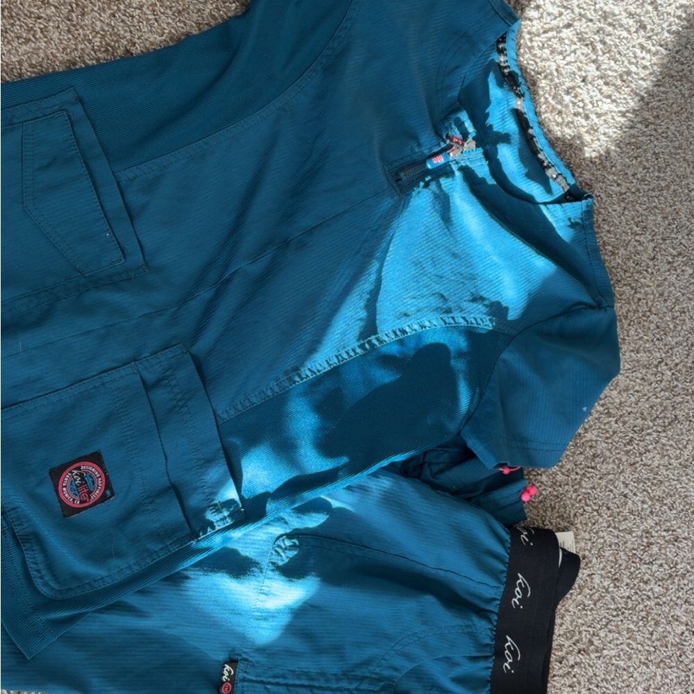 Teal Women's Scrub Top